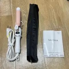 【限定色】サロニア ミニ セラミック ヘアアイロン 25mm SL-011BO