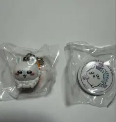 ちいかわ くら寿司 コラボ モモンガ　キーホルダー 缶バッジ