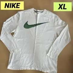 NIKE 刺繍プリントロゴ 長袖ロンT【XL】