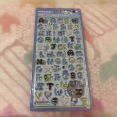 ボンボンドロップシール　はぴだんぶい　文字