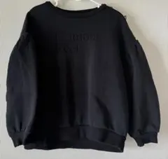 ZARA kids 裏起毛ビジュー付ロゴスエット　122cm