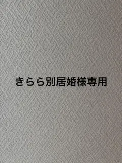 【確認用出品】きらら別居婚様専用