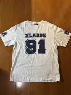 XLARGE 91 カレッジロゴ Tシャツ ホワイトのサムネイル