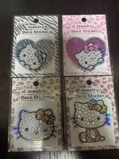 サンリオ ジュエリーデコステッカー ハローキティ 4種セット