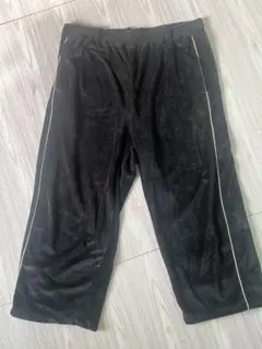 archive baggy wide sideline velour pants