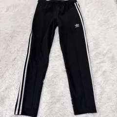 古着  アディダス トラックパンツ ベッケンバウアー ブラック XL アディダス ベッケンバウアー トラックパンツ 黒ブラック メンズ XL