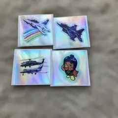 航空自衛隊　ホログラムステッカー　4種セット