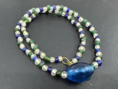 M7402 色石　ネックレス　ヴィンテージ アクセサリー