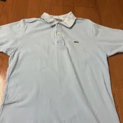 LACOSTE ライトブルー ポロシャツ US M