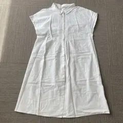 ehka sopo 半袖シャツワンピース ホワイト
