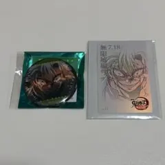 鬼滅の刃　無限城編　ムビチケ風カード　ものがたる眼差し　缶バッジ　不死川実弥