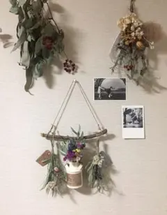 ラベンダーのスワッグ 3つセット ガーランド