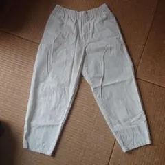 ホワイト ワイドパンツ イージーパンツ GU