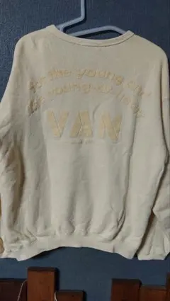VANヴァン'90s【アーチロゴ】長袖 スウェット トレーナー ヴィンテージ