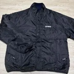 XLARGE ブラック ナイロンジャケットボアジャケット リバーシブル