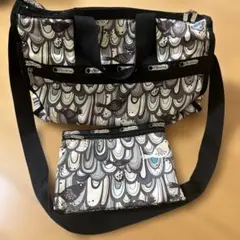 LeSportsac レスポ 2way ミニボストンバック 斜め掛け マリン柄 - メルカリ