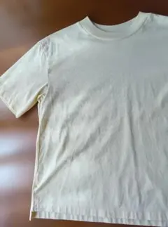 UNIQLOエアリズムコットンT クリーム レディースSサイズ