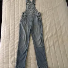 デニムオーバーオール 150cm ライトブルー