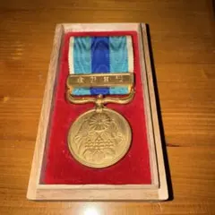 激レア 美品】明治七年 従軍記章 歳次甲戌 台湾出兵 勲章 徽章 褒章