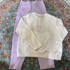 すみっコぐらし 長袖パジャマ　ユニクロ　オバケーヌ　140 上下セット　美品