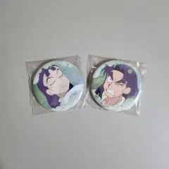 忍たま乱太郎 百面相缶バッジ 寝巻き姿の段 潮江文次郎 立花仙蔵