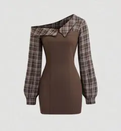 SHEIN オフショルダー ワンピース