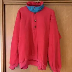 patagonia フリースジャケット M 赤/青