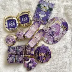 キャラクターアクリルカスタムビーズ ポップマート 13個 プレートおまけ付き