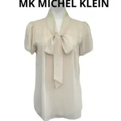 MK MICHEL KLEIN ボウタイブラウス 半袖 アイボリーのサムネイル