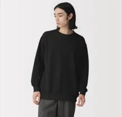 【美品】無印良品 ＵＶカット乾きやすいワッフルクルーネック長袖Ｔシャツ XL