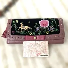 シンクビー　シンデレラドリーム　長財布　クロコ型押し　レザー　ビジューのサムネイル