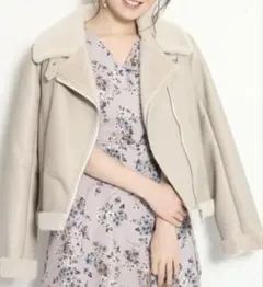 Mystrada♡マイストラーダ♡フェイクファーライダース ジャケット