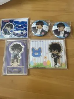 名探偵コナン 松田陣平　ミニアクリルスタンド　　缶バッジ　まとめ売り