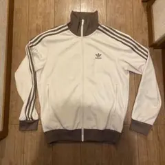 adidas ホワイト トラックジャケット Lサイズ