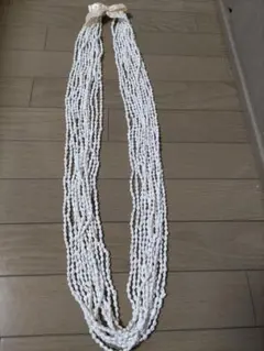 4本おまとめ　未使用 独立12連 ナサ　シェルレイ フラダンス　タヒチアン ナサシェルレイ 12連ショート/ロング – MAHANA-SHOP タヒチアン