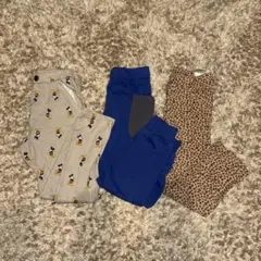 ズボン 120 男の子 3着セット ポケット有petit main /H&M
