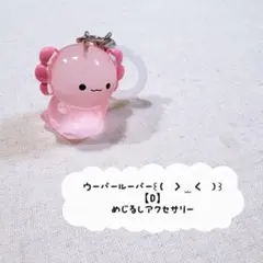 【再販】蓄光✨️ウーパールーパー めじるしアクセサリー アンブレラマーカー