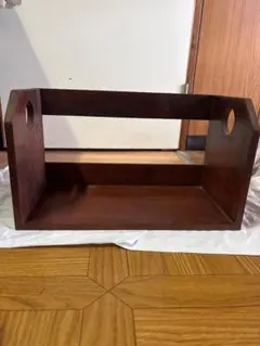 木製　マガジンラック　本棚