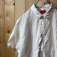 AE6199 ZARA MAN 半袖シャツ ホワイト メンズ 44 ポス