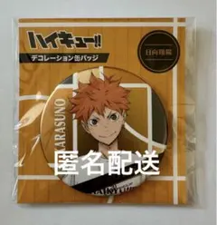 ハイキュー デコレーション缶バッジ 日向