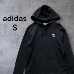 美品✨アディダス オリジナルス エッセンシャルズ パーカー ブラック 黒 S