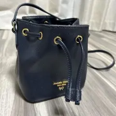 Samantha サマンサタバサ　バッグ　肩がけ　鞄　ネイビー