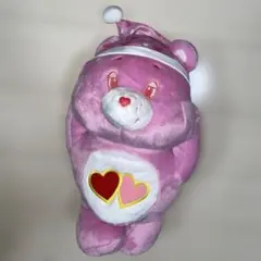 ★新品未使用タグ付き⭐︎ ケアベア すやすやBIGぬいぐるみ ピンク