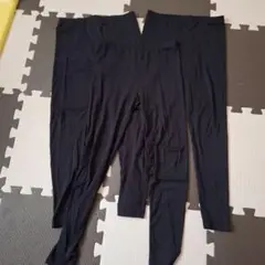 HEATTECH ブラックレギンス 130サイズ 3枚セット