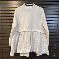 OPAQUE.CLIP ホワイト長袖トップス