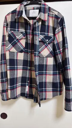 【WOOLRICH】ウールリッチ チェック シャツジャケット Mサイズ ウール混