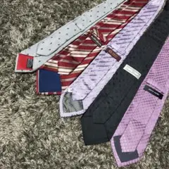ネクタイ　シルク　5点セット　美品✨