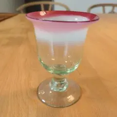 【最終価格】明治大正時代　吹きガラス　グラス　氷コップ　骨董　アンティーク