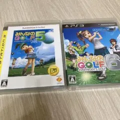 みんなのGOLF5 みんなのゴルフ6 PS3 まとめ売り　まとまて
