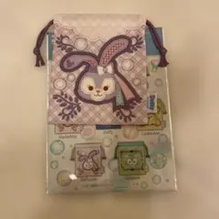 新品 未使用 ディズニーシー ダッフィー20周年 巾着